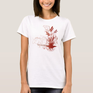 Camiseta La yoga habla: "Arraigúese: Chakra rojo