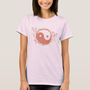 Camiseta La yoga habla: Símbolo bonito de Yin-Yang