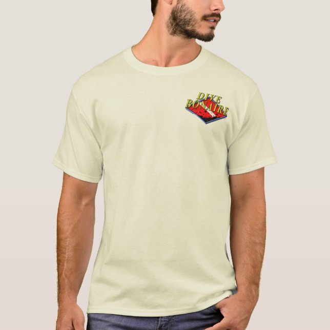 Camiseta La zambullida Bonaire/trabajo está para (Anverso)