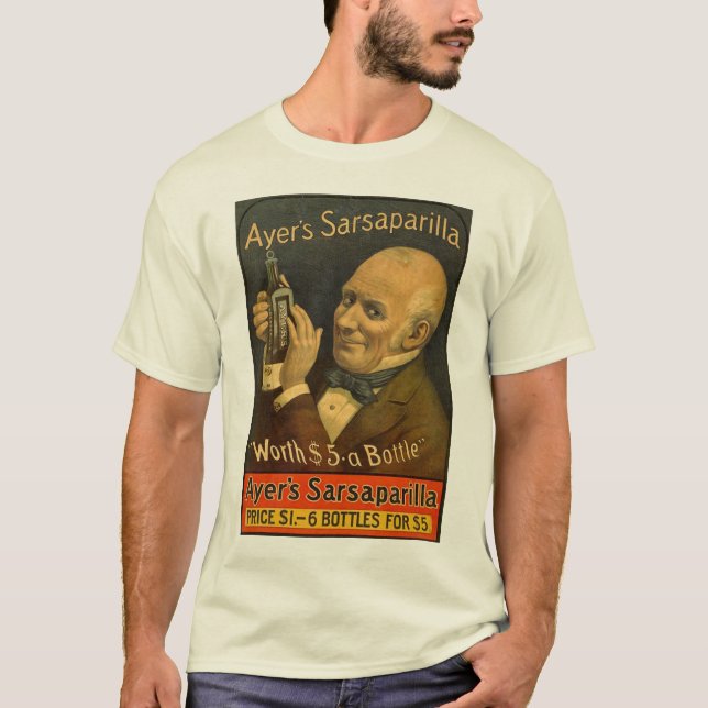 Camiseta La zarzaparrilla de Ayer natural (Anverso)