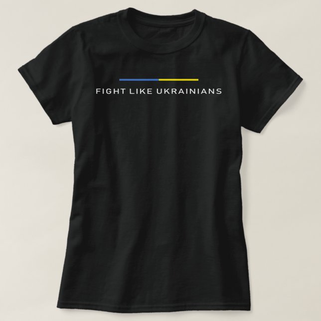 Camiseta La Zelensky Ucraniana, Ejército De Ucrania, La Luc (Diseño del anverso)