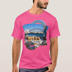 Camiseta La Zona Del Puerto De Australia De Sydney Con Óper