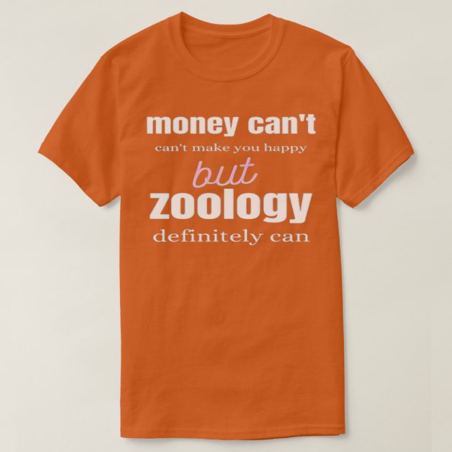 Camiseta La zoología te hace feliz regalo gracioso para el  (Diseño del anverso)