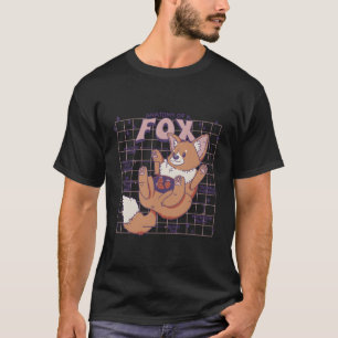 Camiseta La zorra realista de la zorra colorida