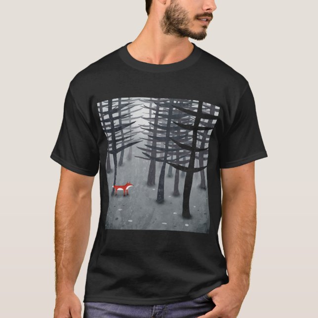 Camiseta La zorra y la selva (Anverso)