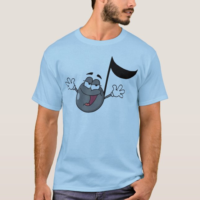 Camiseta Laaaaaaaa la nota de la música (Anverso)