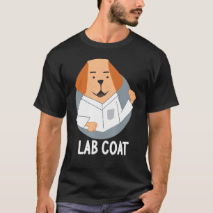 Camiseta Lab Coat Labrador Dog Pun Science Scientist