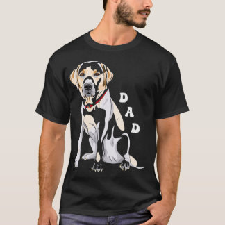 Camiseta Lab Dad Fox Yellow Labrador Retriever