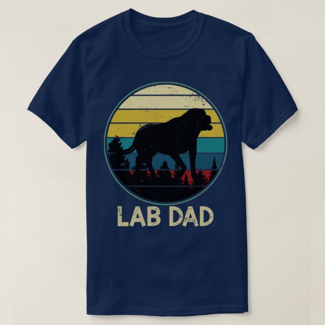 Camiseta Lab Dad Labrador (Diseño del anverso)
