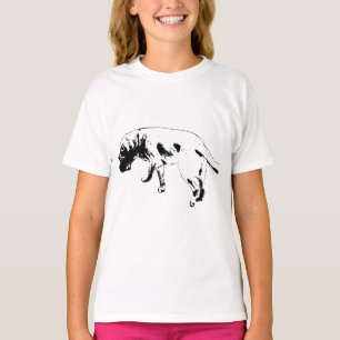 Camiseta "lab dog mug", "on my way", "black white canine ar