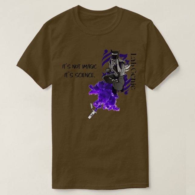 Camiseta Lab Genie Itx27s not Magic Itx27s Science (Diseño del anverso)