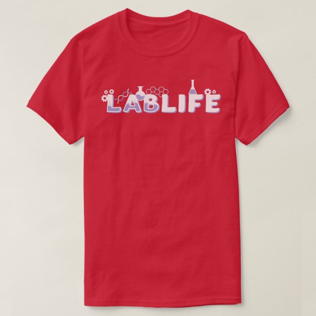 Camiseta Lab Life Science Chemistry Professor Laboratory (Diseño del anverso)