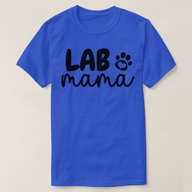 Camiseta Lab Mama Paw 3 (Diseño del anverso)