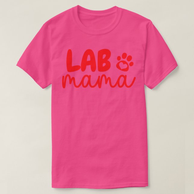 Camiseta Lab Mama Paw 7 (Diseño del anverso)