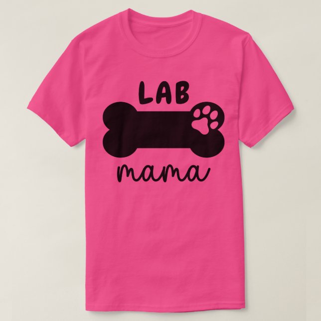 Camiseta Lab Mama Paw 9 (Diseño del anverso)