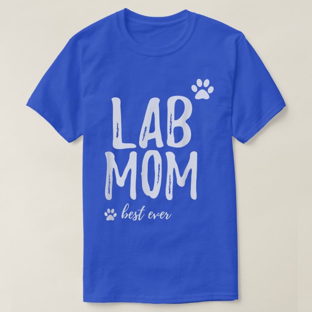 Camiseta Lab Mom  Funny Gift for Labrador Dog Mom Dog Gifts (Diseño del anverso)