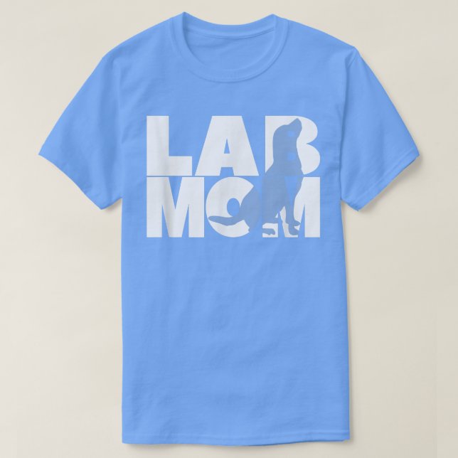 Camiseta Lab Mom Labrador para dueños de perros para mujere (Diseño del anverso)