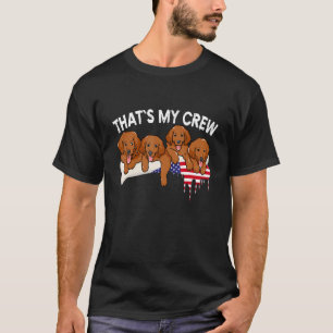 Camiseta Lab Puppies Uu Flag Lab Mamá Dad Fox Red Labrador 