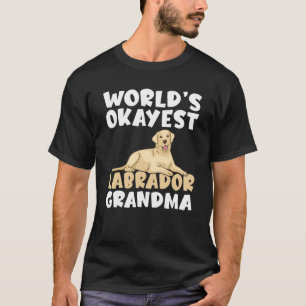 Camiseta Lab Retriever Abuela Labradora Más o Menos del Mun