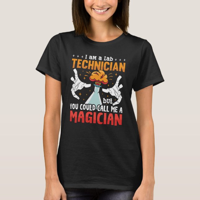 Camiseta Lab Tech I Soy Técnico De Laboratorio Científico (Anverso)