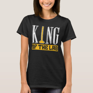 Camiseta Lab Tech King Del Técnico Laboratorio
