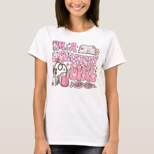 Camiseta Lab Tech Soy Chica de Laboratorio de Ciencias Médi