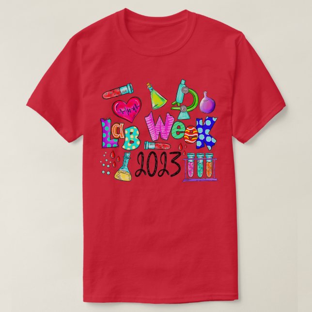Camiseta Lab Week 2023 Laboratory ech Medical echnician Sci (Diseño del anverso)