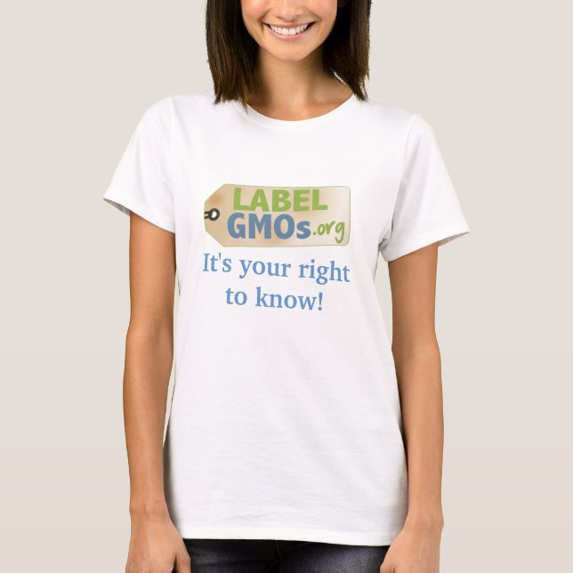 Camiseta Label GMOs (Anverso)