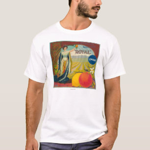 Camiseta LabelCorona anaranjado real, CA