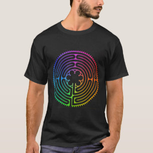 Camiseta Laberinto Arcoíris Laberinto de Chartres Laberinto