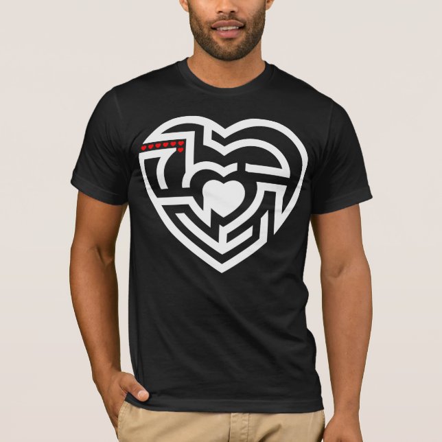 Camiseta laberinto de amor (Anverso)