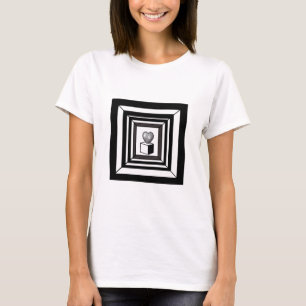 Camiseta laberinto de corazón