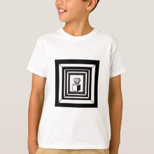 Camiseta laberinto de corazón