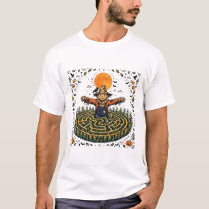 Camiseta Laberinto de maíz embrujado espantapájaros espeluz