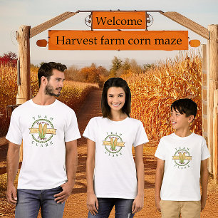 Camiseta Laberinto de maíz personalizado para equipos famil