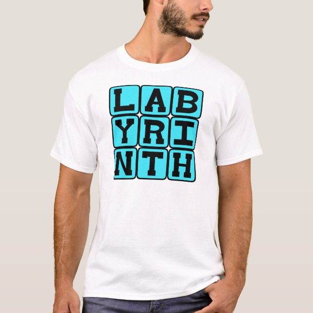 Camiseta Laberinto, Laberinto Complicado (Anverso)