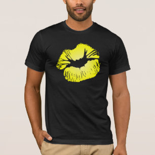 Camiseta Labios amarillos