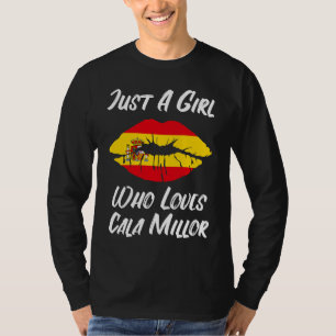 Camiseta Labios Boca Amor Bandera Española Cala Millor