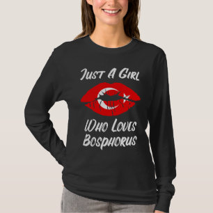 Camiseta Labios Boca Amor Bandera Turca Bósforo