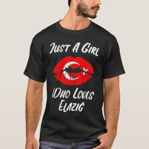 Camiseta Labios Boca Amor Bandera Turca Elazig