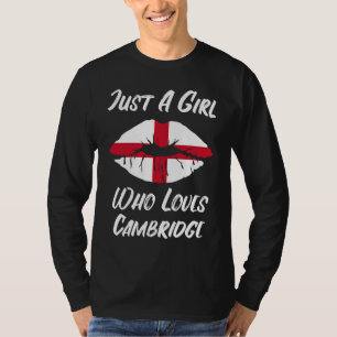 Camiseta Labios Boca Amor Cruz de San Jorge Bandera Cambrid