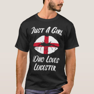 Camiseta Labios Boca Amor Cruz de San Jorge Bandera Leicest