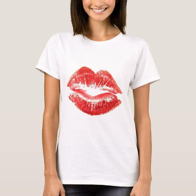 Camiseta Labios calientes (Anverso)