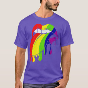 Camiseta Labios coloridos LGBT