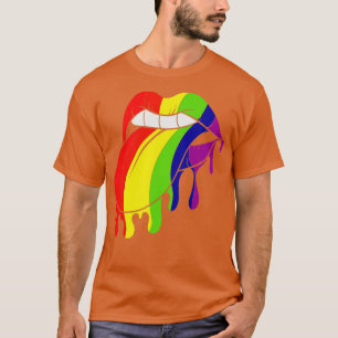 Camiseta Labios coloridos LGBT