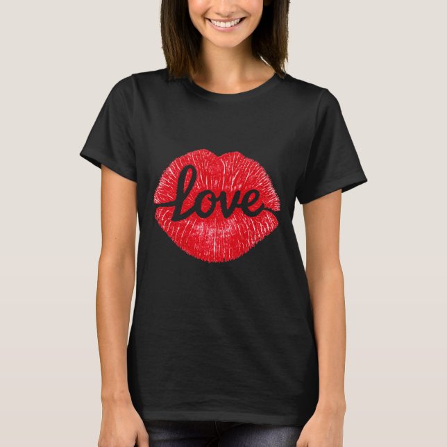 Camiseta Labios de Amor (Anverso)