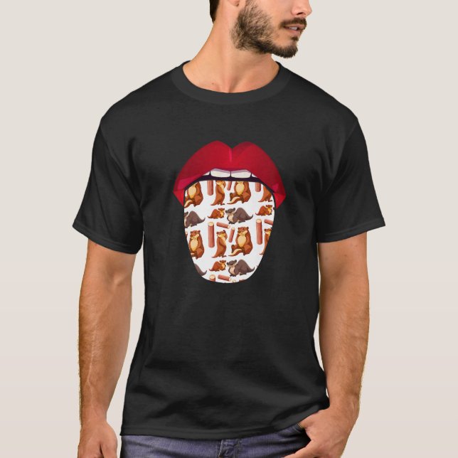 Camiseta Labios de castor Arroyo animal castor (Anverso)