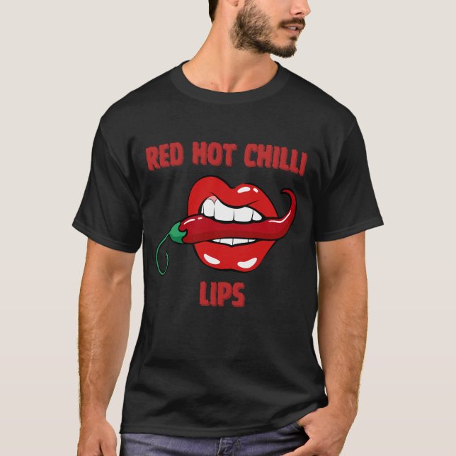 Camiseta Labios de Chili Calientes (Anverso)