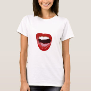 Camiseta Labios del polluelo de la roca