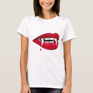Camiseta Labios del vampiro